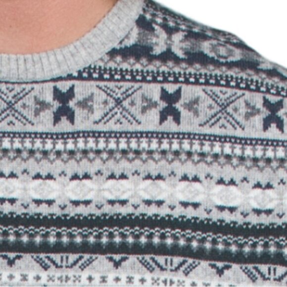 NAADAM Wool And Cashmere Blend Fair Isle Crewneck Sweater - Picture 3 of 3